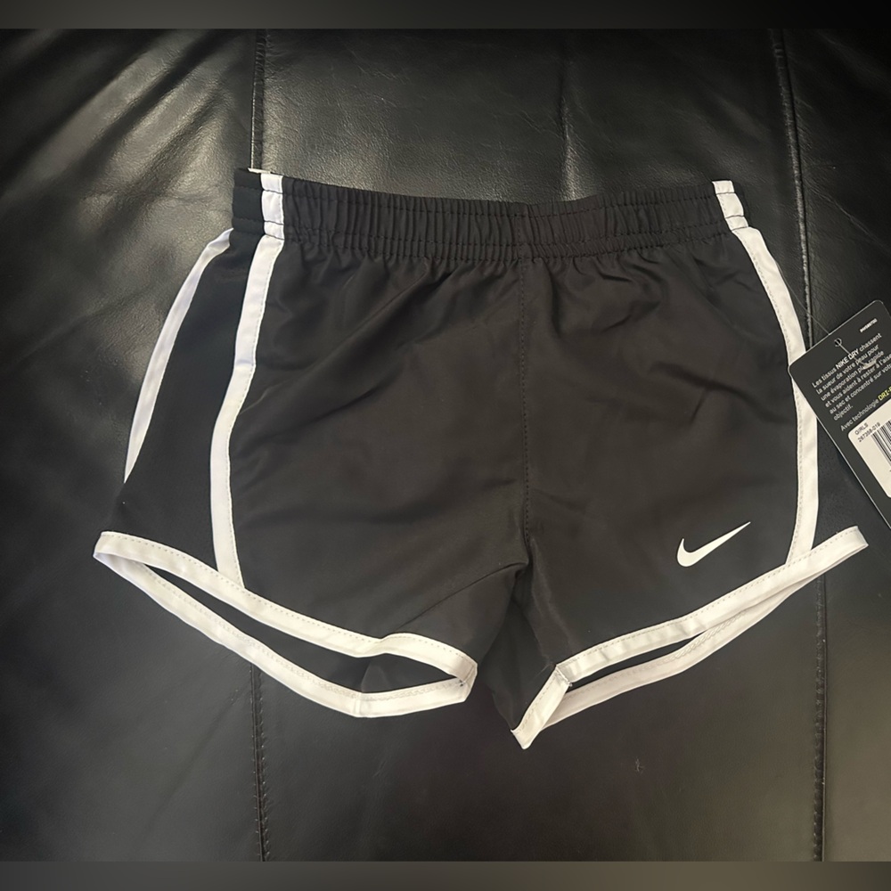 Nike Black Shorts with White Accents